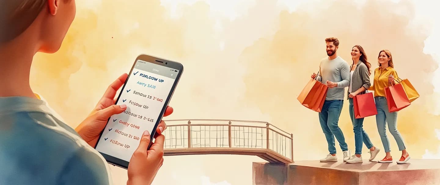 O que é follow-up de vendas?