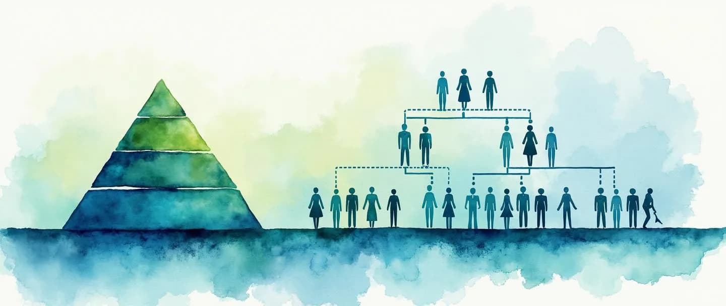 O que é horizontalização organizacional?