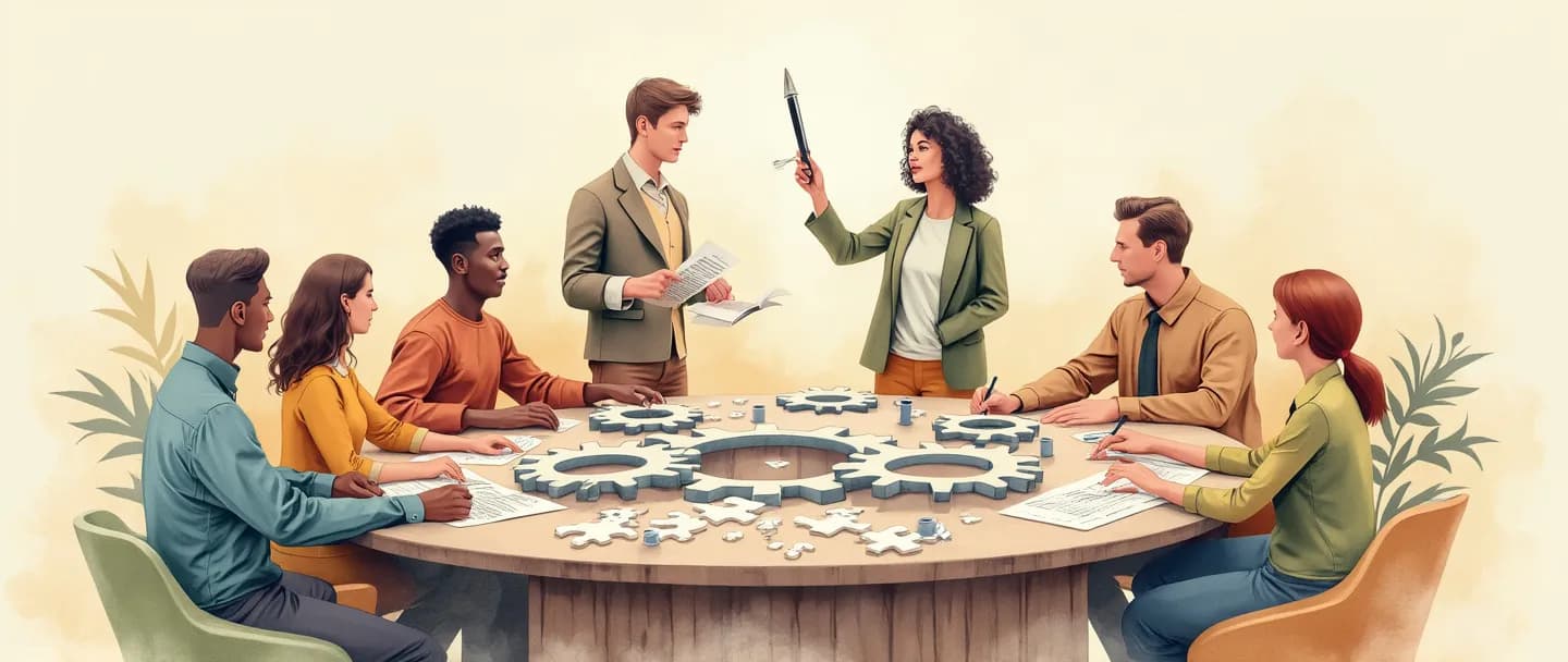 O que é negócio de gestão de equipes?