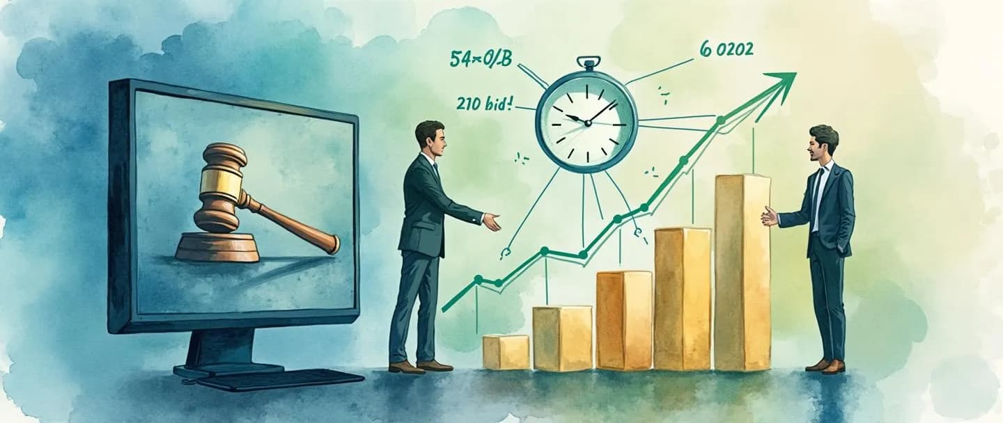 O que é leilão eletrônico B2B?