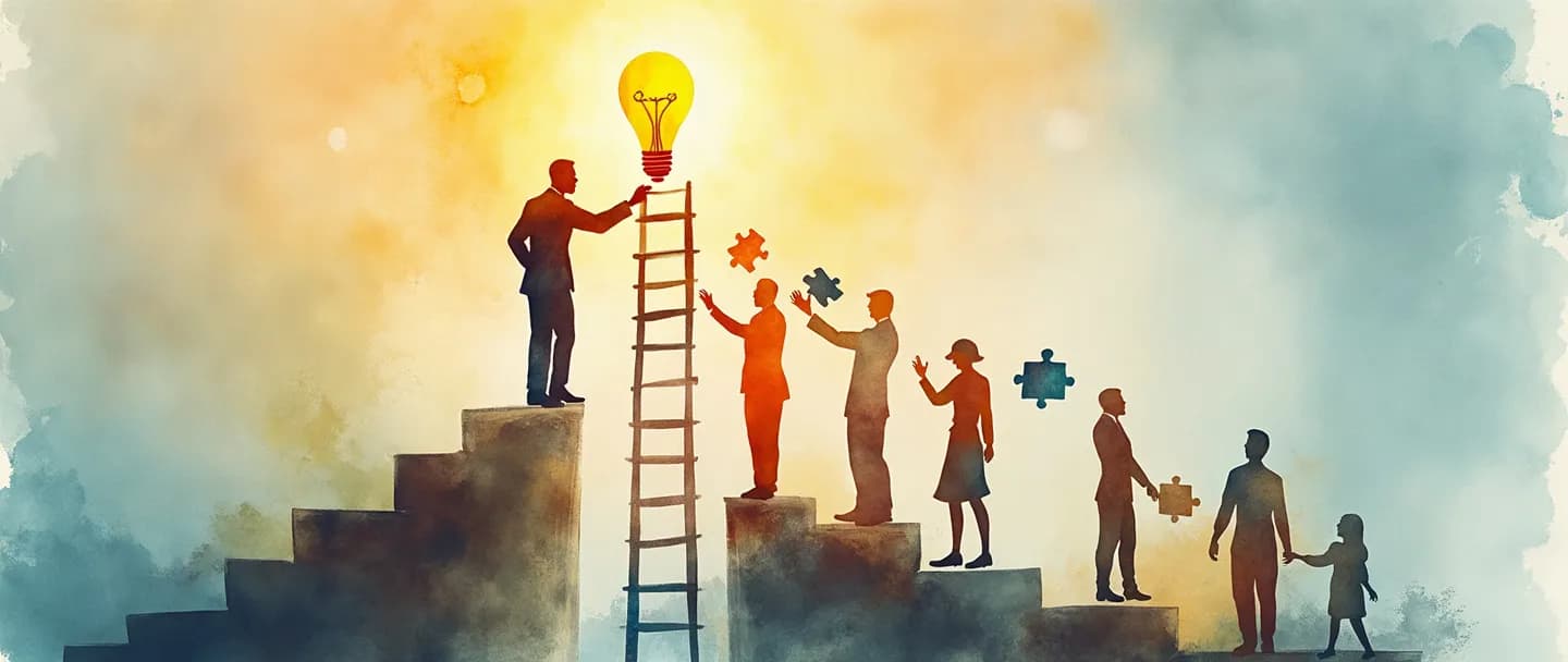 O que é liderança de capacitação profissional?