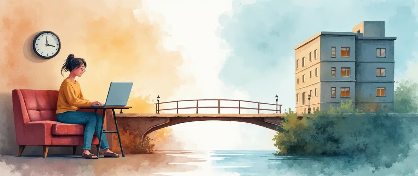 O que é modelo híbrido de trabalho?