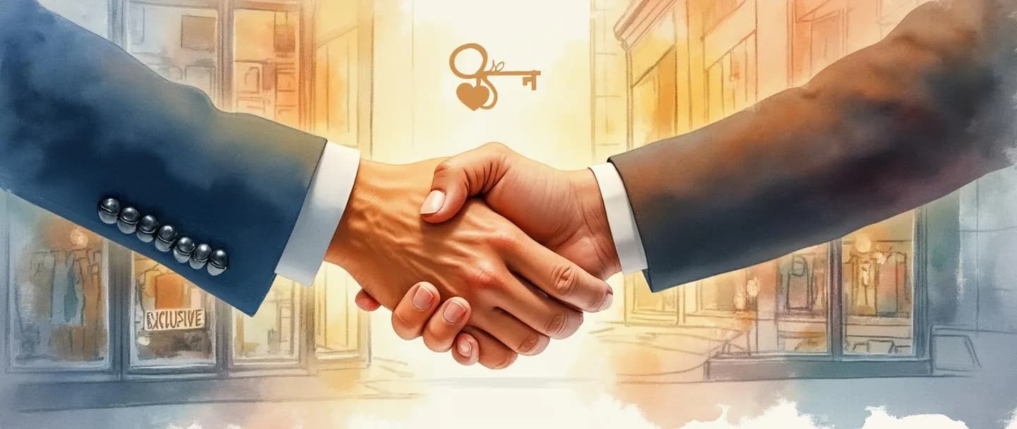 O que é franqueado exclusivo?