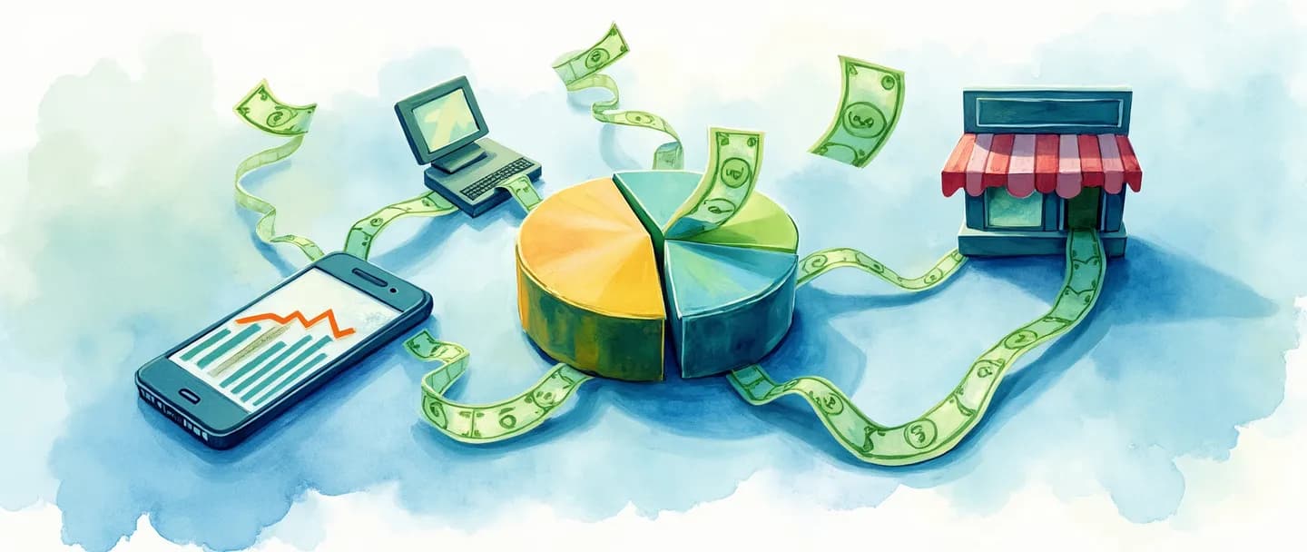 O que é valor de vendas por canal?