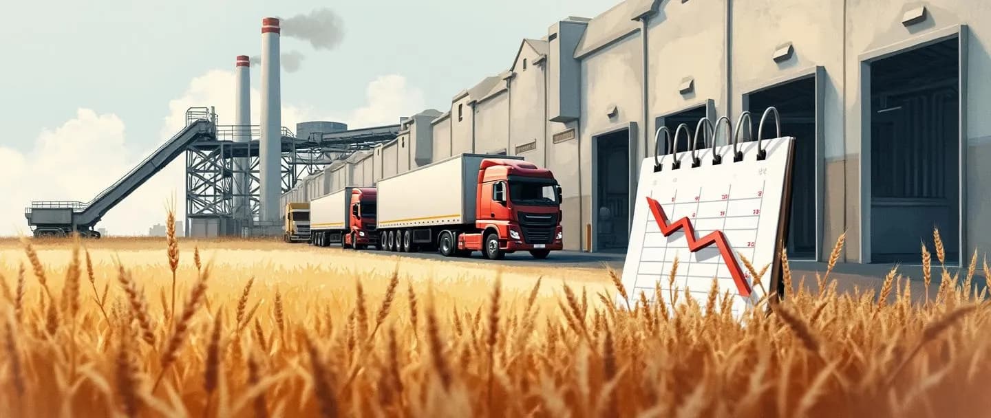 O que é quebra de safra no planejamento logístico?