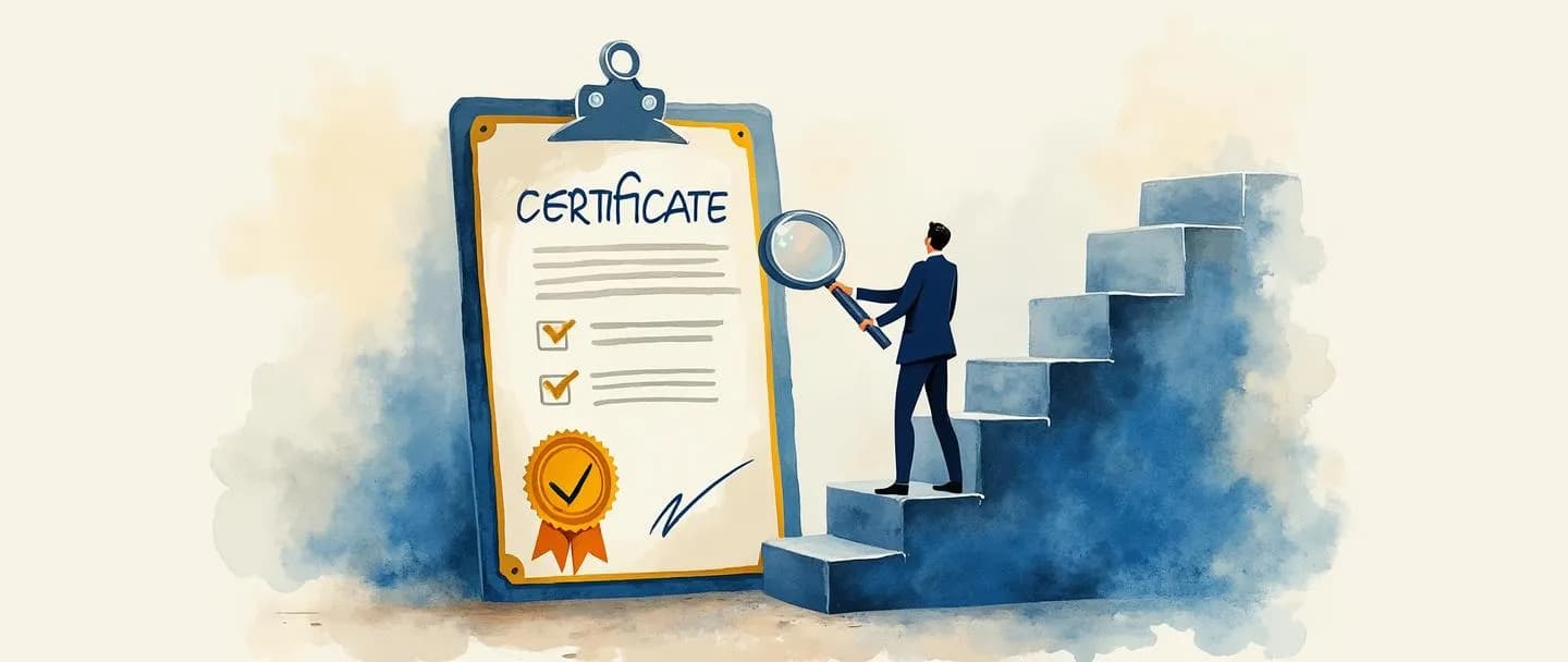 O que é qualificação para certificação ISO?