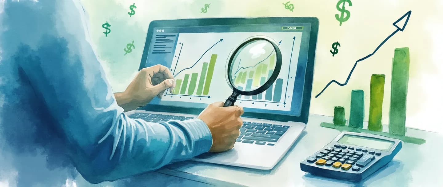 O que é negócio de análise financeira?