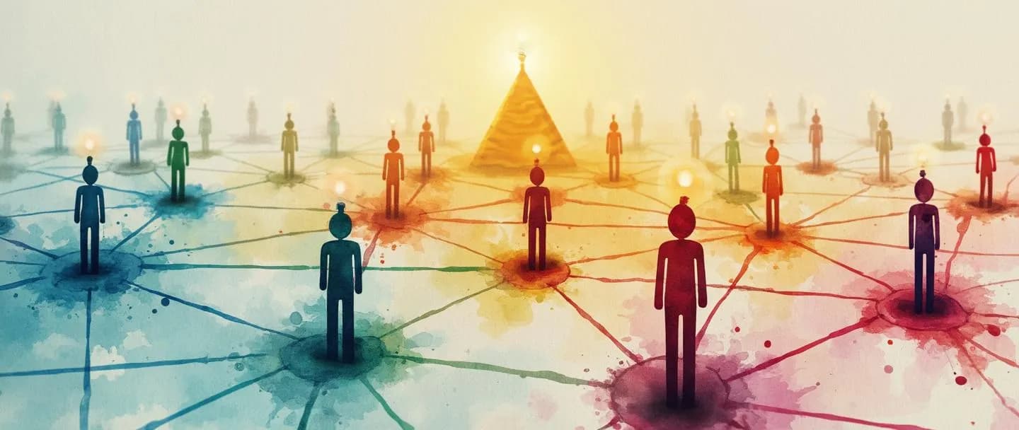 O que é liderança descentralizada?