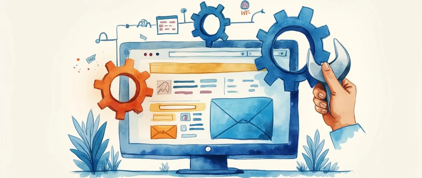 O que é web site management?