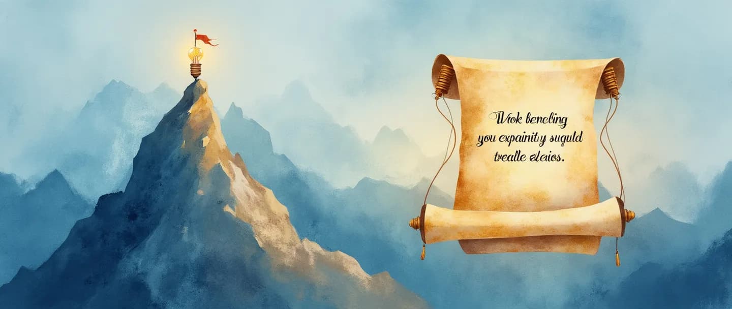 O que é declaração de visão?