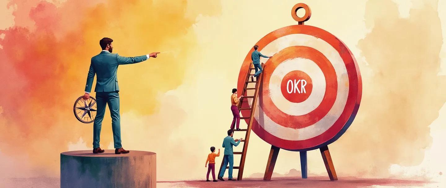 O que é liderança com foco em OKRs?