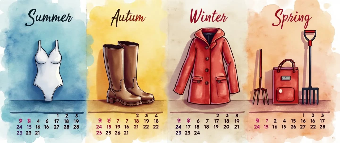 O que é sazonalidade de produtos?